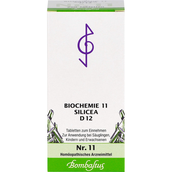 Biochemie 11 Silicea Bombastus D12 Tbl., 200 St TAB