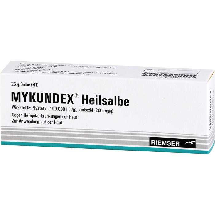 MYKUNDEX Heilsalbe gegen Hefepilzerkrankungen der Haut, 25 g Ointment