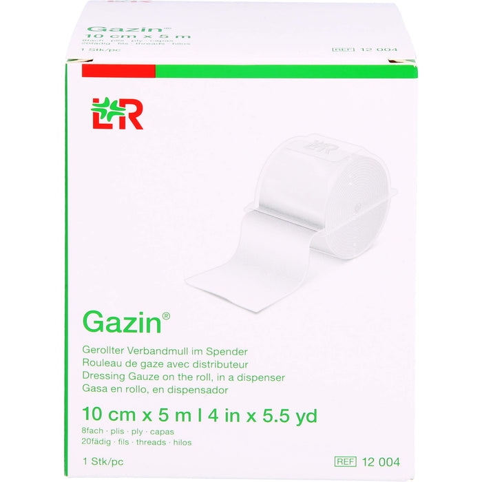 Gazin Verbandmull 8-fach gerollt, 1 pc Bandage