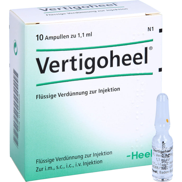 Vertigoheel Flüssige Verdünnung zur Injektion, 10 pcs. Ampoules