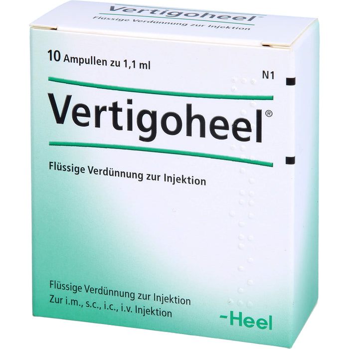 Vertigoheel Flüssige Verdünnung zur Injektion, 10 pc Ampoules