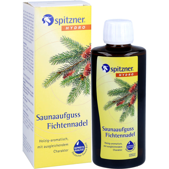 Spitzner Saunaaufguss Fichtennadel Hydro, 190 ml Konzentrat