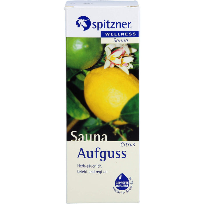 Spitzner Saunaaufguss Citrus Wellness, 190 ml Concentré