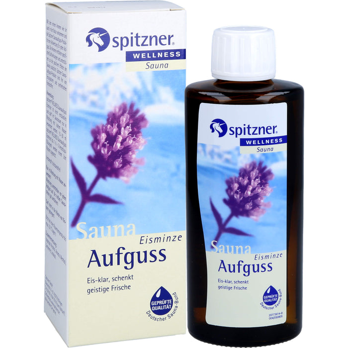 spitzner Wellness Saunaaufguss Eisminze, 190 ml Konzentrat