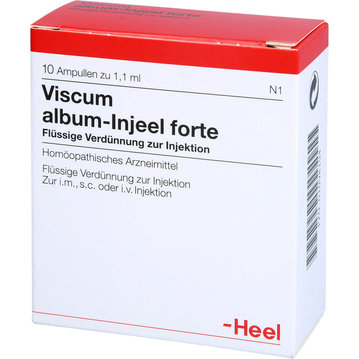 Heel Viscum album-Injeel forte flüssige Verdünnung zur Injektion, 10 pc Ampoules