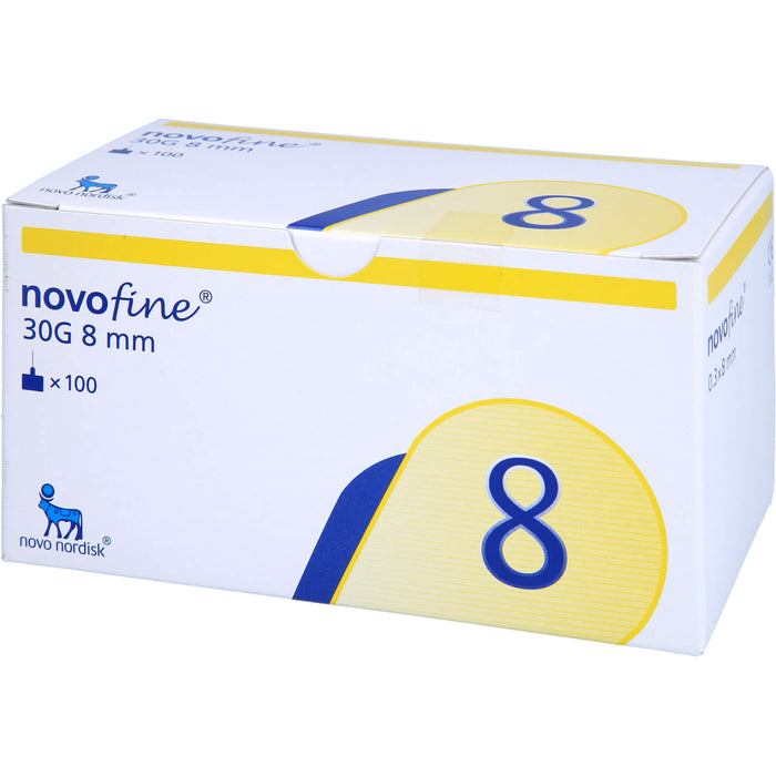 NOVOFINE 8 0,30x8mm, 100 St KAN