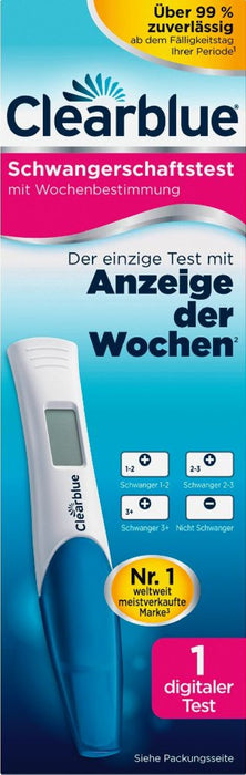 Clearblue Digital Schwangerschaftstest mit Wochenbestimmung, 1 St. Test