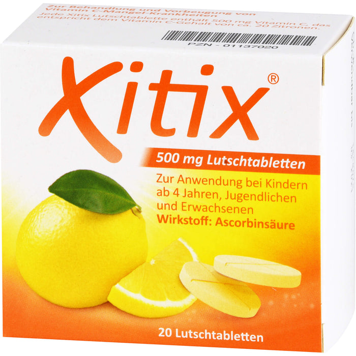 Xitix 500 mg Lutschtabletten, 20 pcs. Tablets