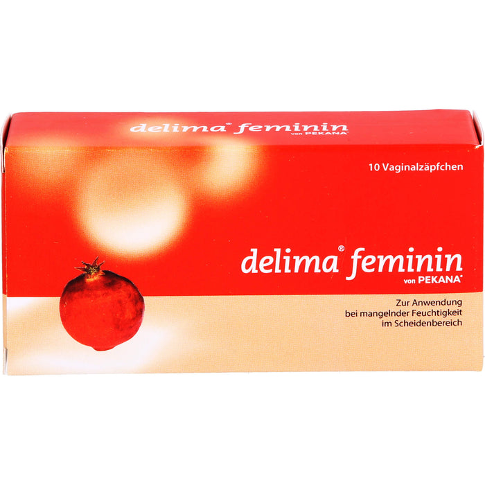 PEKANA delima feminin Vaginalzäpfchen, 10 pcs. Suppositories