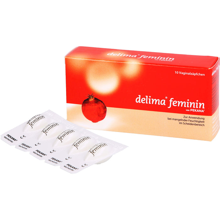 PEKANA delima feminin Vaginalzäpfchen, 10 pcs. Suppositories