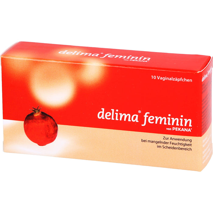 PEKANA delima feminin Vaginalzäpfchen, 10 pc Suppositoires