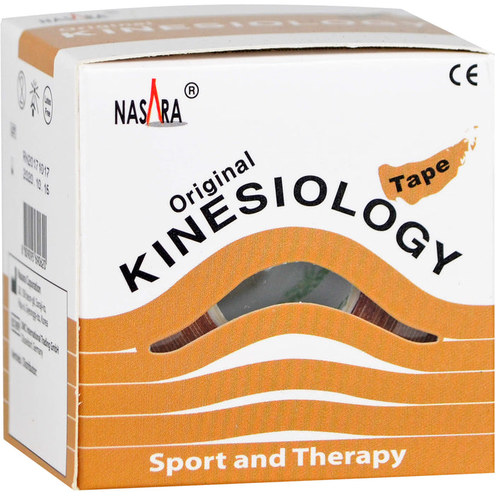 Nasara Kinesiotape 5cmx5m beige, 1 St PFL