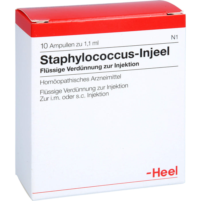 Heel Staphylococcus-Injeel flüssige Verdünnung zur Injektion, 10 pcs. Ampoules