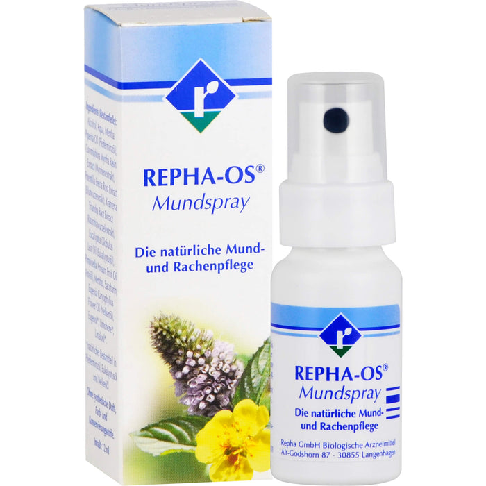 REPHA-OS Mundspray natürliche Mund- und Rachenpflege, 12 ml Solution