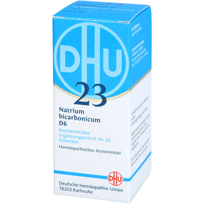 DHU Schüßler-Salz Nr. 23 Natrium bicarbonicum D6 Tabletten, 80 pc Tablettes