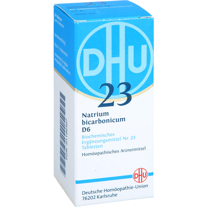 DHU Schüßler-Salz Nr. 23 Natrium bicarbonicum D6 Tabletten, 80 pc Tablettes