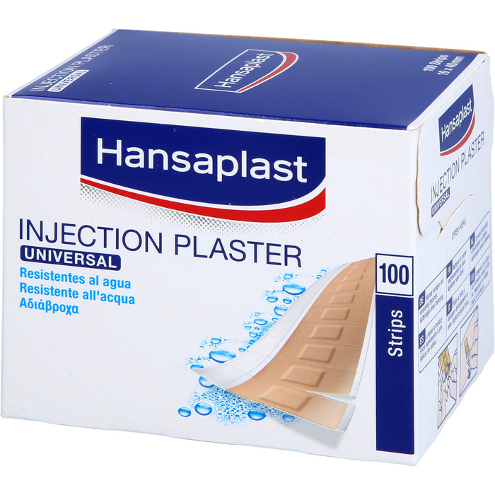 Hansaplast Injection Plaster Universal Injektionspflaster Wasser abweisend, 100 pcs. Patch