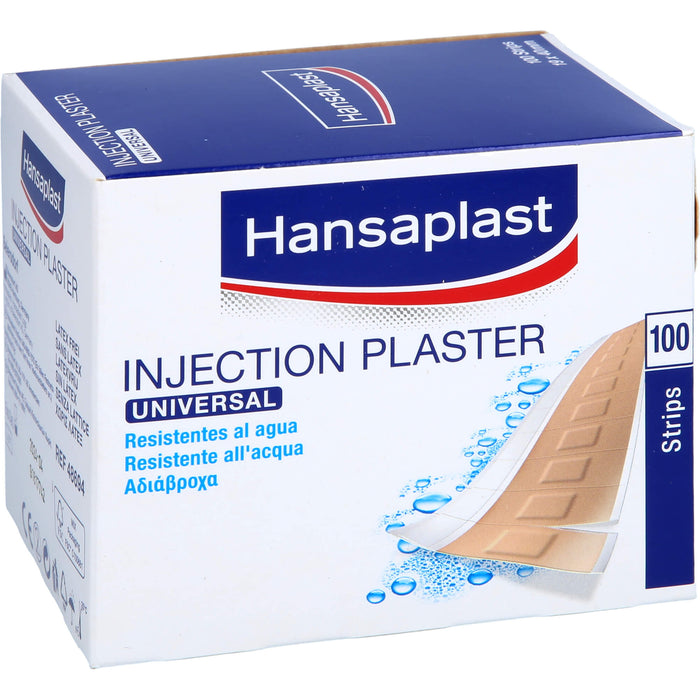 Hansaplast Injection Plaster Universal Injektionspflaster Wasser abweisend, 100 St. Pflaster