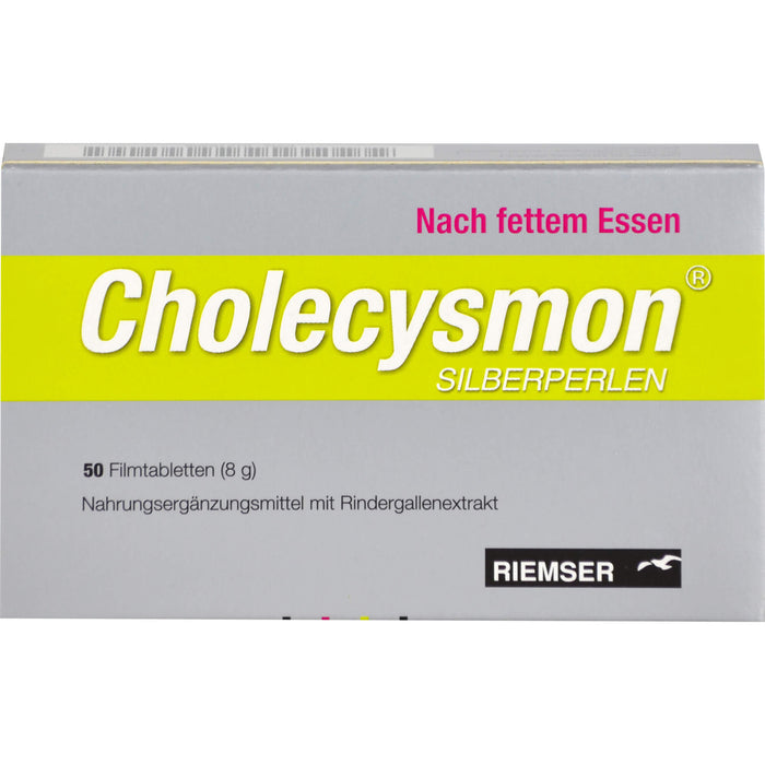 Cholecysmon Silberperlen, 50 pcs. Tablets