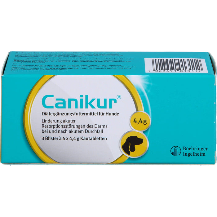 Canikur Kautabletten bei Durchfallerkrankungen bei Hunden, 12 pcs. Tablets