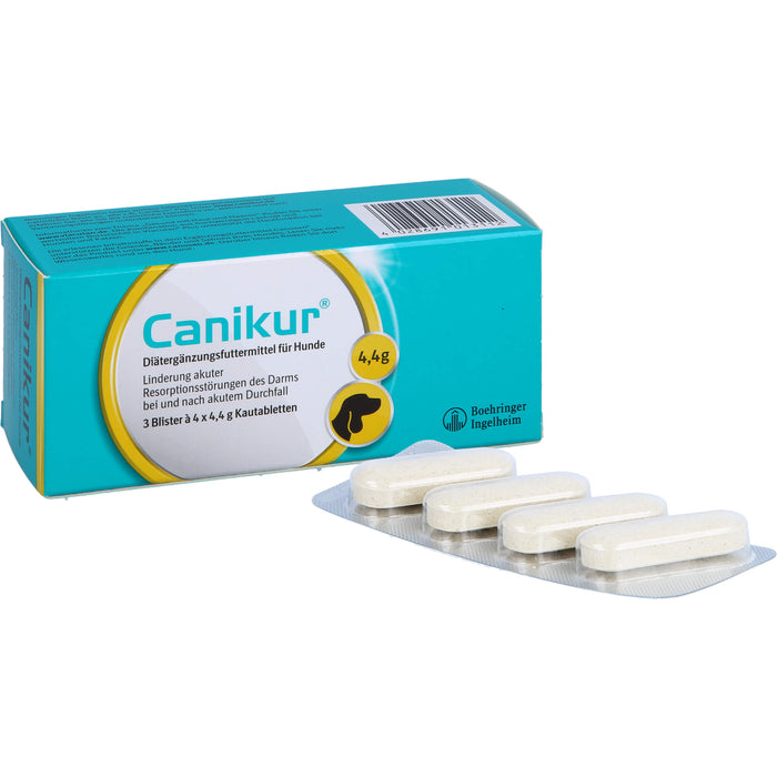 Canikur Kautabletten bei Durchfallerkrankungen bei Hunden, 12 pcs. Tablets