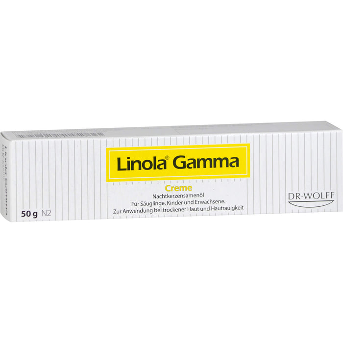 Linola Gamma Creme zur Anwendung bei trockener Haut und Hautrauigkeit, 50 g Cream