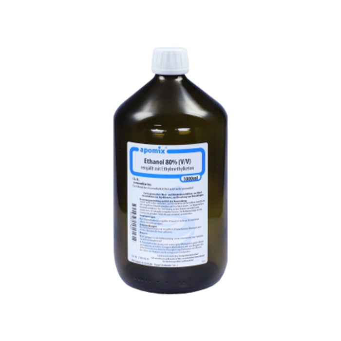 Ethanol MEK denaturatum 80%, 1 l FLU