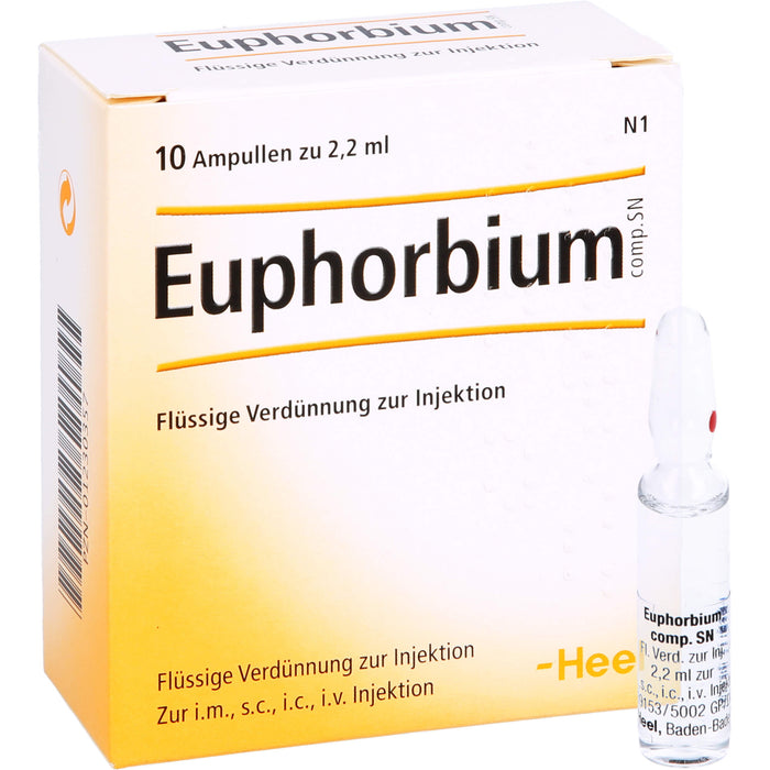 Heel Euphorbium comp. SN flüssige Verdünnung zur Injektion, 10 pc Ampoules