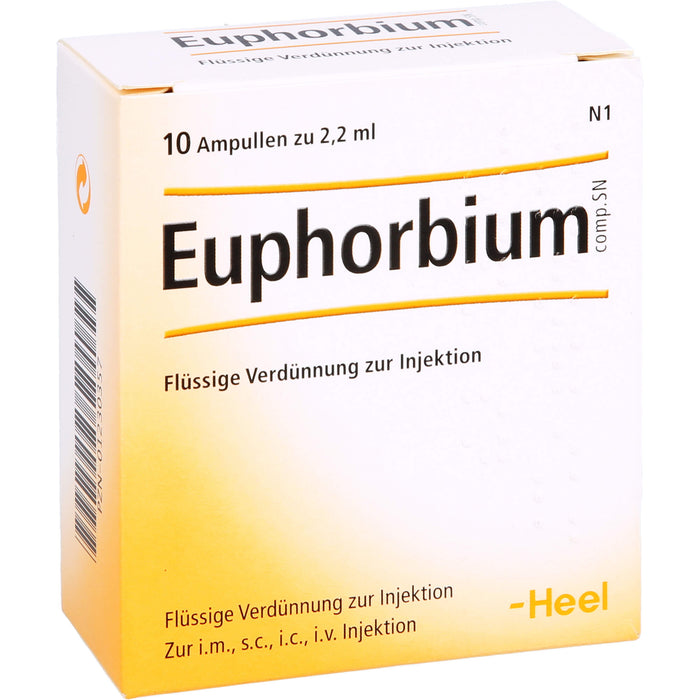 Heel Euphorbium comp. SN flüssige Verdünnung zur Injektion, 10 pc Ampoules