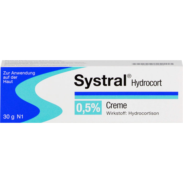 Systral Hydrocort 0.5% Creme bei allergischen & entzündlichen Hauterkrankungen, 30 g Cream