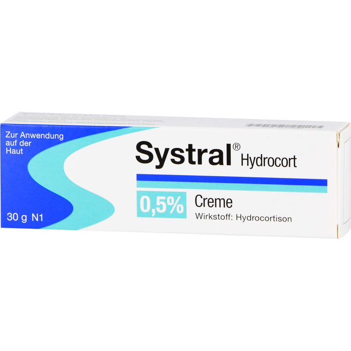 Systral Hydrocort 0.5% Creme bei allergischen & entzündlichen Hauterkrankungen, 30 g Creme