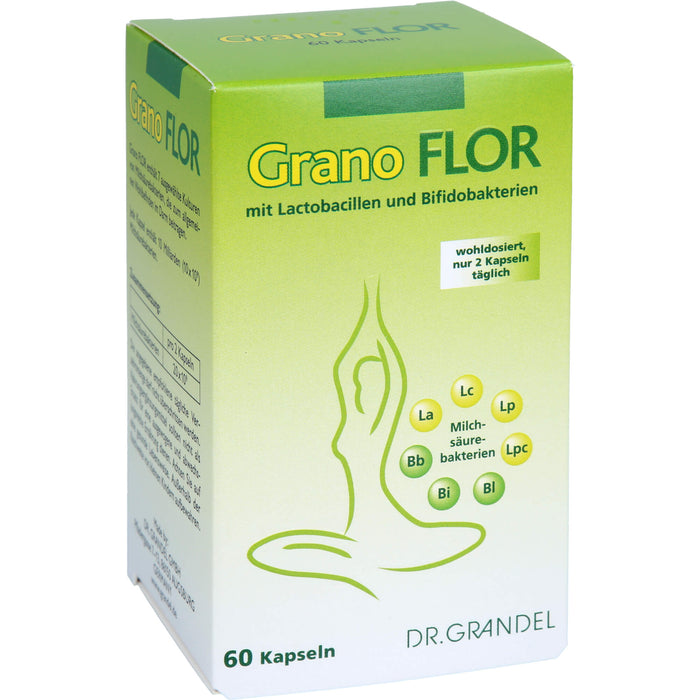 Grano Flor mit Lactobacillen und Bifidobakterien Kapseln, 60 St. Kapseln