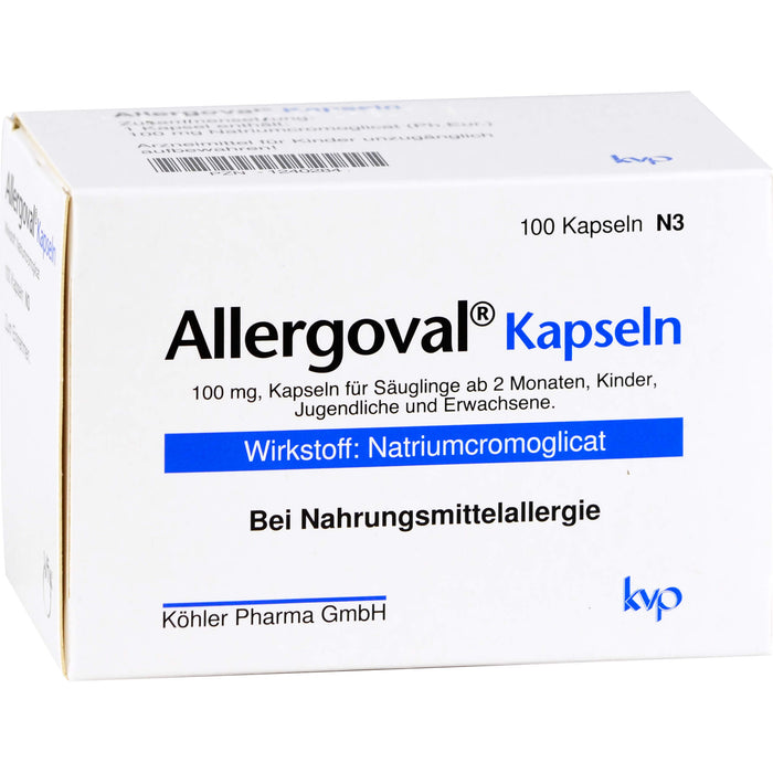 Allergoval Kapseln bei Nahrungsmittelallergie, 100 St. Kapseln