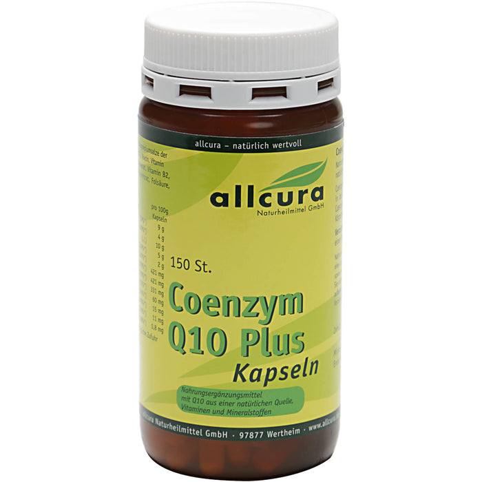 allcura Coenzym Q10 Plus Kapseln, 150 pc Capsules