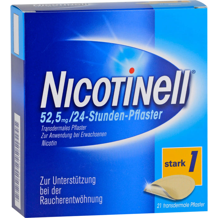 Nicotinell 21 mg/24-Stunden-Pflaster zur Unterstützung bei der Raucherentwöhnung, 21 St. Pflaster