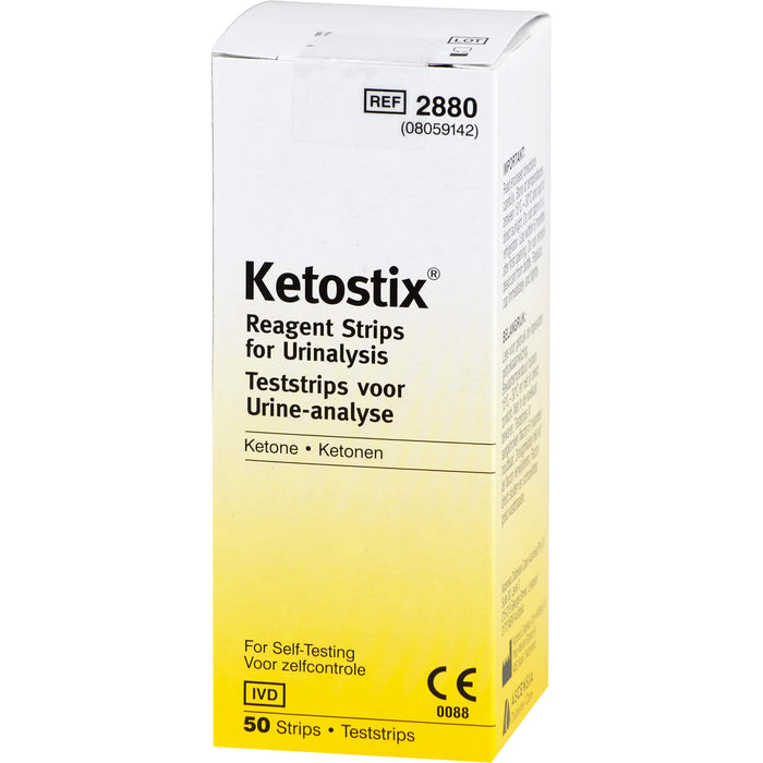 Ketostix Keton-Teststreifen zur Harnanalyse, 50 pcs. Test strips