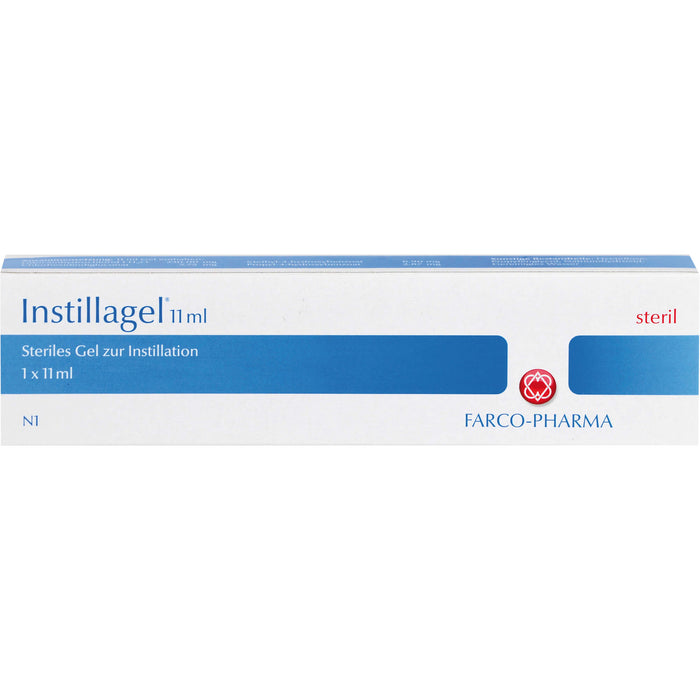 Instillagel steriles Gel zur Schleimhautdesinfektion und zur Lokalanästhesie, 11 ml Gel