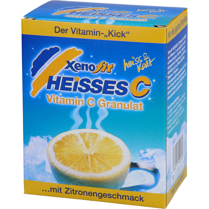 Xenofit Heißes C Vitamin C Granulat mit Zitronengeschmack, 10 pc Sachets