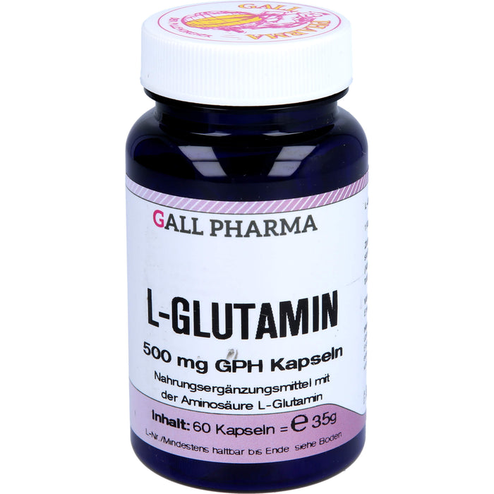 GALL PHARMA L-Glutamin 500 mg GPH Kapseln, 60 pcs. Capsules