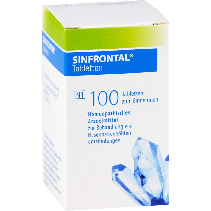 SINFRONTAL Tabletten bei Nasennebenhöhlenentzündung, 100 pc Tablettes