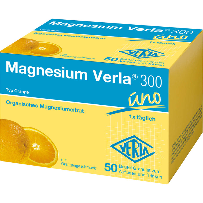 Magnesium Verla 300 uno Typ Orange Granulat, 50 pcs. Sachets