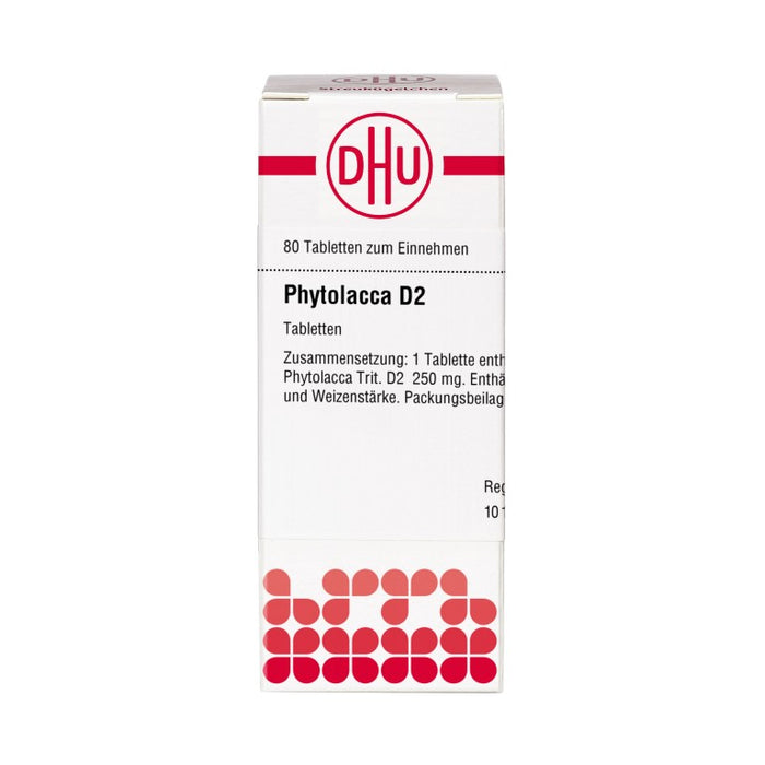 DHU Phytolacca D2 Tabletten, 80 St. Tabletten