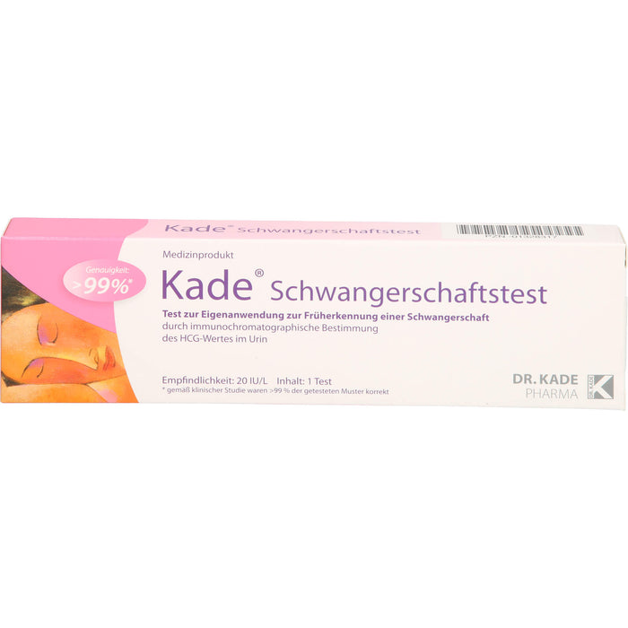 Kade Schwangerschaftstest zur Früherkennung, 1 pcs. Test