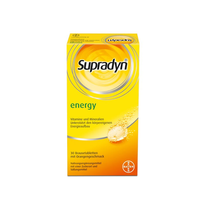 Supradyn energy Brausetabletten mit Orangengeschmack, 30 St. Tabletten