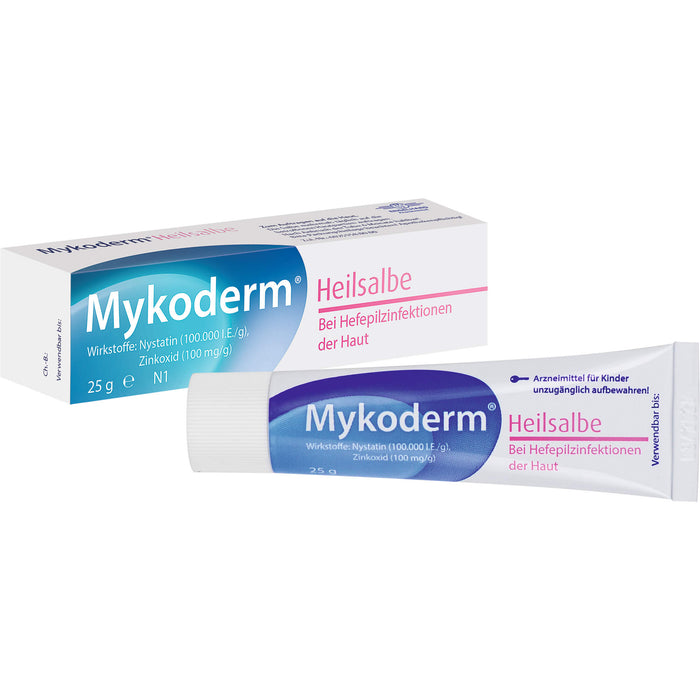 Mykoderm Heilsalbe bei Hefepilzinfektionen der Haut, 25 g Ointment