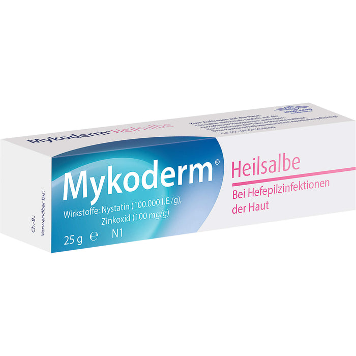 Mykoderm Heilsalbe bei Hefepilzinfektionen der Haut, 25 g Onguent