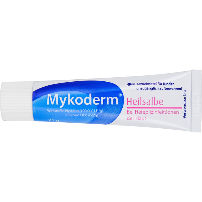 Mykoderm Heilsalbe bei Hefepilzinfektionen der Haut, 25 g Ointment