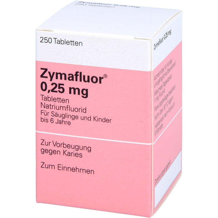 Zymafluor 0,25 mg Tabletten, 250 pc Tablettes