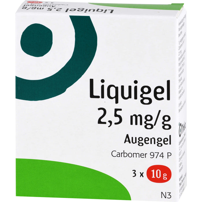 Liquigel 2,5 mg/g Augengel, 3X10 g AUG