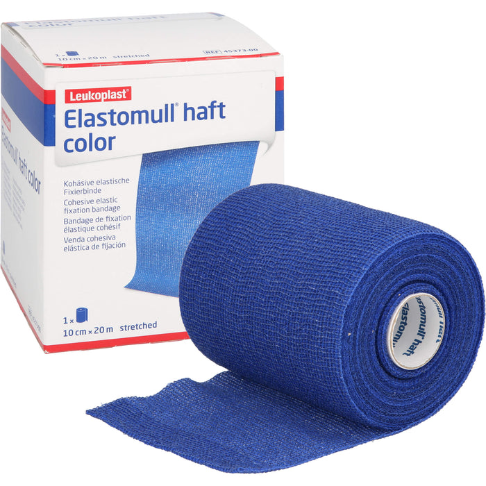 ELASTOMULL HAFT 20MX10CM color blau, 1 St BIN